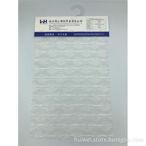 Knitted Flow Mark Fabric 290GSM P/SP Jacquard Fabrics